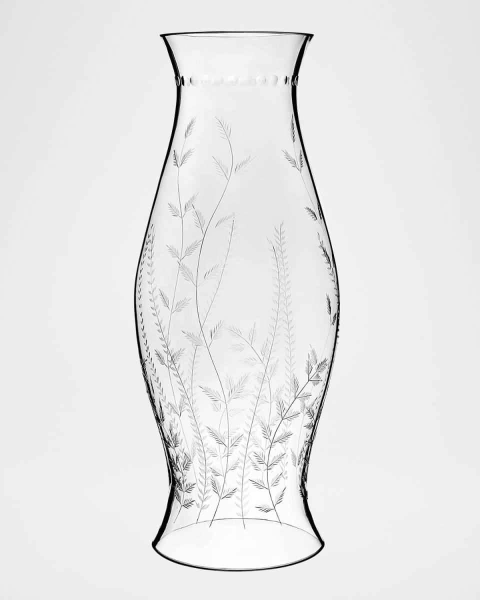 Fern Hurricane Lampshade, 21"